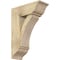 Ekena Millwork Thorton Traditional Rough Sawn Bracket w/ Offset Brace, Douglas Fir, 8"W x 20"D x 28"H BKT0806X20X28THR01RDF - alternate 1